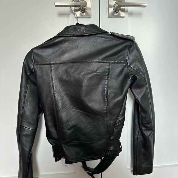 ALL SAINTS LEATHER JACKET - Picture 6 of 6
